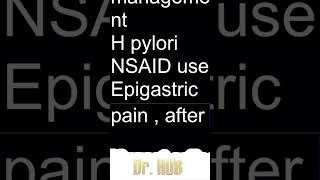 Peptic ulcer disease  Management [upl. by Elisa737]