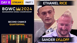 Backgammon World Championship 2024  DAY 8 Stream 1 P1  Main Second Chance Quarterfinals [upl. by Ophelia]