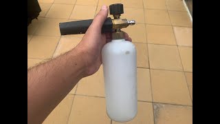 Foam Cannon not producing foam Foam cannon service video [upl. by Amabil]