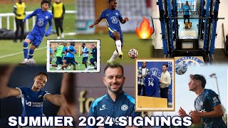 DONE Deal✅ ALL CHELSEA SUMMER 2024 SIGNINGS and medicals done Training session and Maresca updates [upl. by Biddle644]