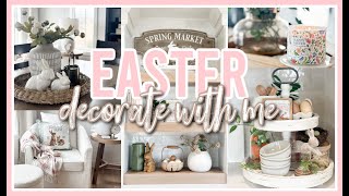 EASTER DECORATE WITH ME 2024  SPRING KITCHEN DECOR IDEAS [upl. by Ibson]