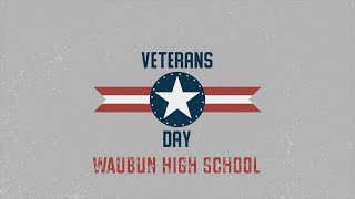 Waubun High School Veterans Day Program [upl. by Aninep831]