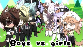 Girls vs boys\\ gacha life singing battle [upl. by Mya129]