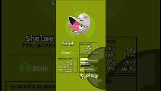 Shelmet el pokemon caracol pokedex pokemongame unova pokemongo anime shorts teselia [upl. by Chick]