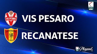 Vis Pesaro  Recanatese 43  Gli Highlights [upl. by Wilie]