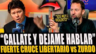 ¡FUERTE CRUCE entre LIBERTARIO y ZURDITO del DESTAPE en VIVO [upl. by Rosenquist]