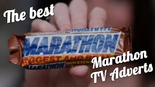 The best Marathon chocolate bar TV adverts compilation [upl. by Islehc71]