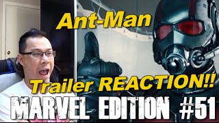 REACTION to AntMan Trailer 1  MARVEL EDITION 51 [upl. by Eelyahs]