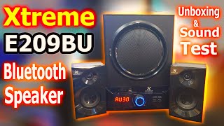 Xtreme E209BU 21 Multimedia Bluetooth Speaker Unboxing amp Review  Bluetooth Speaker Update Price bd [upl. by Ahsilef477]