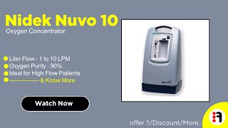 Nidek Nuvo 10 oxygen concentrator 10 lpm  Review Best Oxygen Concentrator  best Price in India [upl. by Gennaro]