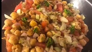 Chana Salad Recipe By Domaille koko [upl. by Bolt]