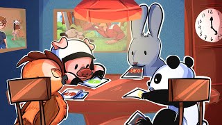 A Bunch of Animals Continue Playing Uno  UNO FUNNY MOMENTS [upl. by Lig]