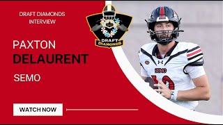 Paxton DeLaurent QB SEMO  2025 NFL Draft Prospect Zoom Interview [upl. by Euginomod]