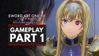 SWORD ART ONLINE Alicization Lycoris  Gameplay Part 1  First 50 Minutes [upl. by Berkly]