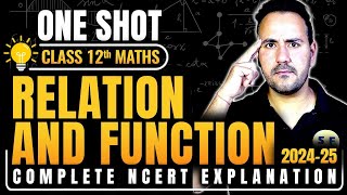 Relations and Functions One Shot 202425  Class 12 Maths NCERT Explanation with Ushank Sir [upl. by Ailhat]