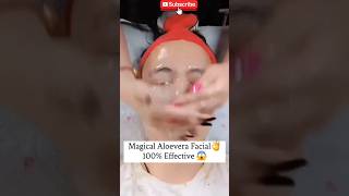 Magical Aelovera Facial aelovera facial facialcream skincare skincaretips clearskin shorts [upl. by Wengert854]