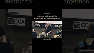 Short  Alfonsín y el inicio de la destrucción del estado argentino Video completo en el canal [upl. by Nabila]