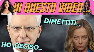 MATTARELLA SCEGLIE QUIRINALE O GOVERNO MELONI Scopri Chi Comanda Davvero in Questo Scontro Epico [upl. by Herrod817]