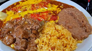 The Enchilada Dinner We Crave  Blanco Cafe Special in San Antonio Tx [upl. by Sylirama712]