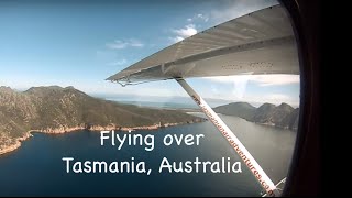 Flying over Wineglass Bay Tasmania Australia [upl. by Haelam]