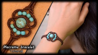 Macrame Bracelet  DIY  How to make macrame bracelet  macrame bracelet tutorial [upl. by Reffotsirhc153]