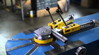 DiAcro Model 6 Power Bender  Round Tubing Bending Operation [upl. by Ayanet]