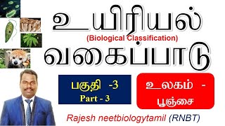 Biological classification part 3 Fungi 100  Tamil [upl. by Mitzl]