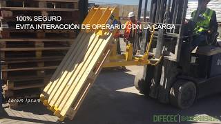 Volteador de pallets  DIFECEC [upl. by Damon350]