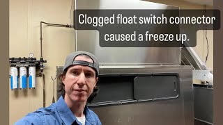 Hoshizaki ice machine beeping  float switch adjustment [upl. by Htieh548]