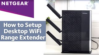 How to Setup NETGEAR Desktop WiFi Range Extender [upl. by Retsim648]