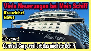 News zur Mein Schiff 3 5 7 amp Relax 🛳️ Endlich wieder neue Kreuzfahrtschiffe aus Deutschland amp mehr [upl. by Lurleen866]