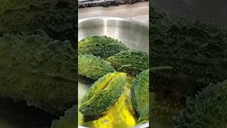 karela frycooking viral food recipe karela fryyoutubeshorts [upl. by Jaimie]