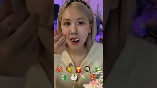 Mukbang with Rosé food antheoicon rose [upl. by Macnair]