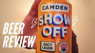 Camden Show Off Juicy Lager Review [upl. by Appilihp757]