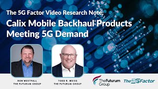 Calix Mobile Backhaul Products Meeting 5G Demand [upl. by Trinee]