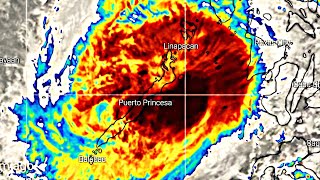 BAGYONG quotODETTEquot MAKE LANDFALL OVER PALAWAN AS OF NOW [upl. by Atteselrahc]