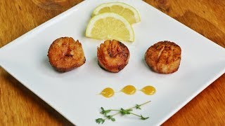 Seared Scallops Recipe  How to Make Brown Butter Scallops [upl. by Pardo]