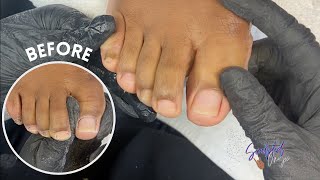 Beginner Friendly Gel Pedicure  Dry Pedicure [upl. by Mandell765]